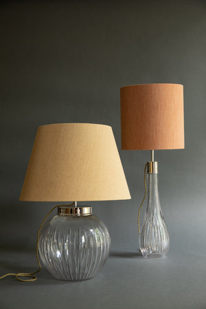 cut glass lamps designed by Cameron & Miles