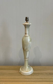 Green marble table lamp