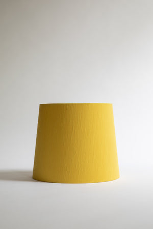 yellow silk lampshade