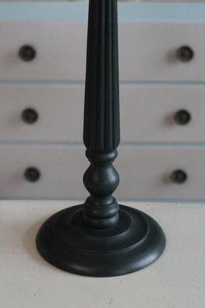 painted wooden lampbase