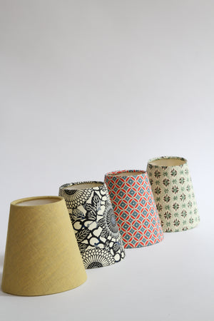Whole Cone Candleshades in Citrus Linen