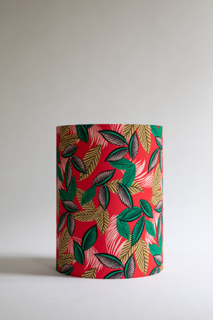 Extra tall drum in bright, fun Jungle print