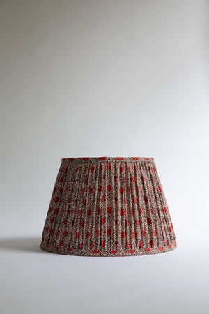 Red Dot Gathered French Drum