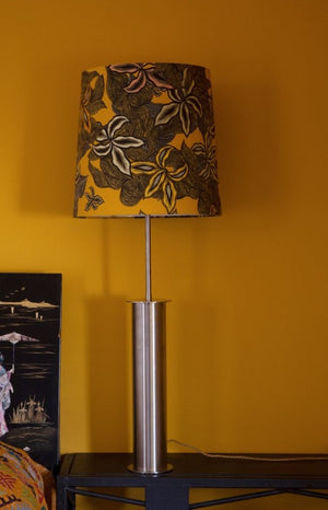 Brushed Metal Lamps: by Cameron & Miles