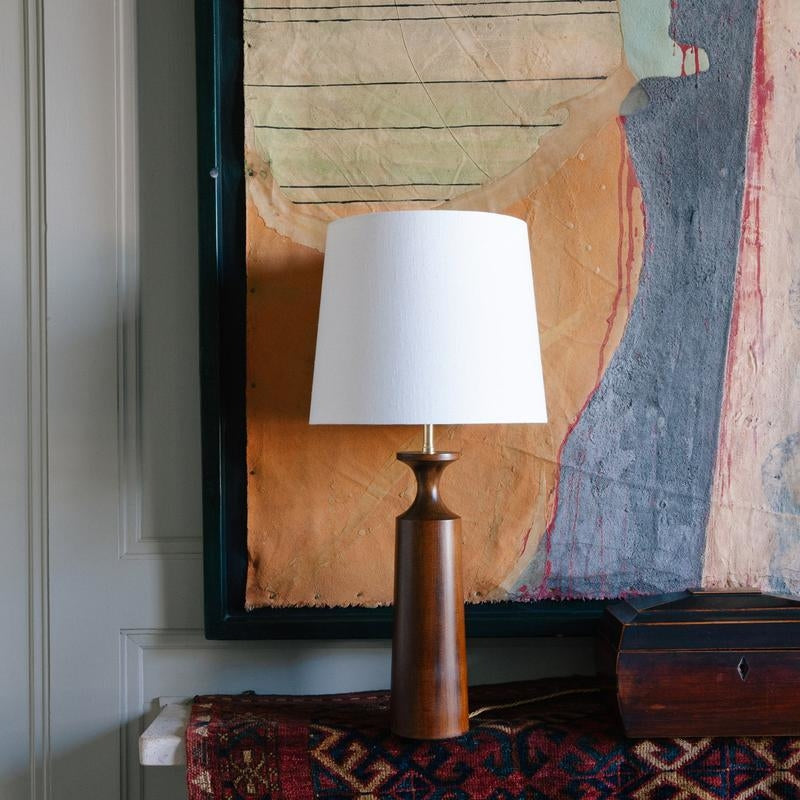 Wooden Table Lamp: designed by Cameron & Miles