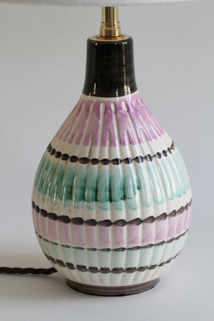 Small Painted Ceramic Lamp
