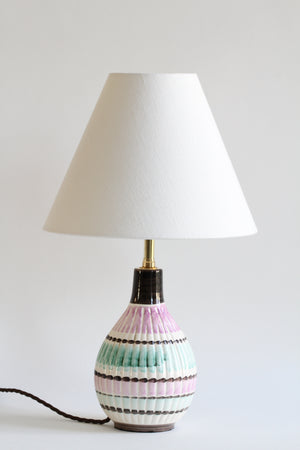 Small Painted Ceramic Lamp