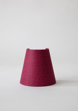 Raspberry Pink Jalis paper 3/4 candle shades
