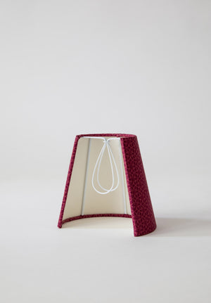 Raspberry Pink Jalis paper 3/4 candle shades
