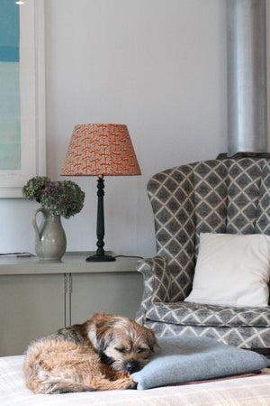 wooden bedside lamp